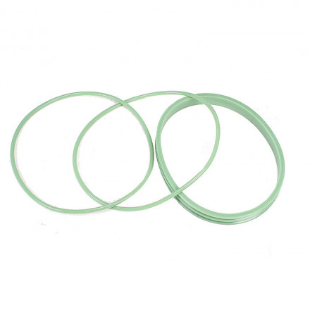 Комплект колец под гильзу ЯМЗ-236-1004003 силикон зеленый