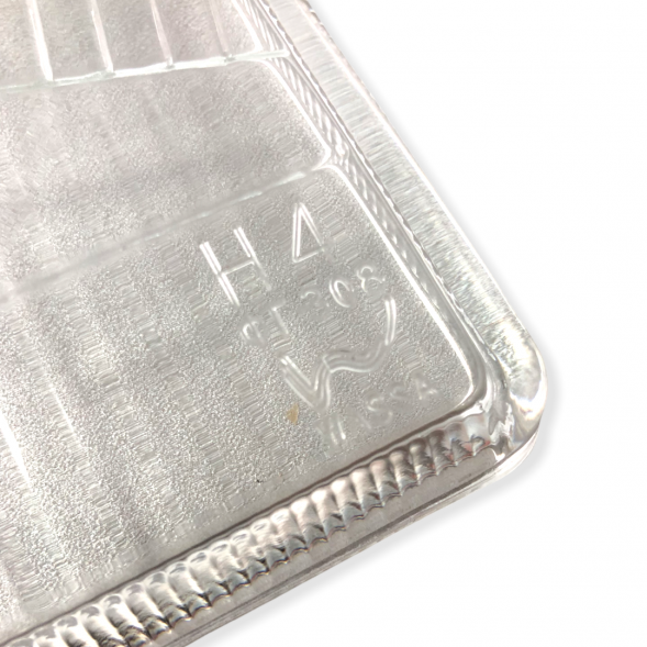 Оптика передней фары ФГ-308 (квадрат) 087101201 (стекло)